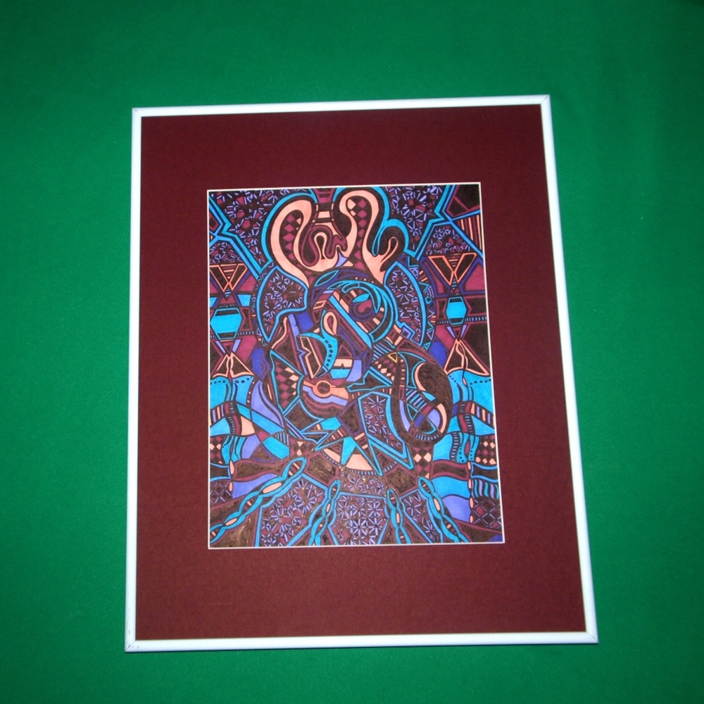 Rush Hour by Cathy Fine Art Framed Original